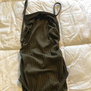 Boohoo green bodysuit size US 2